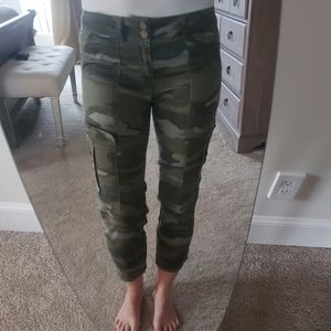 Democracy Camo Cropped Pant